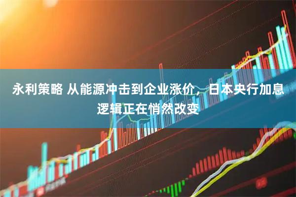 永利策略 从能源冲击到企业涨价，日本央行加息逻辑正在悄然改变