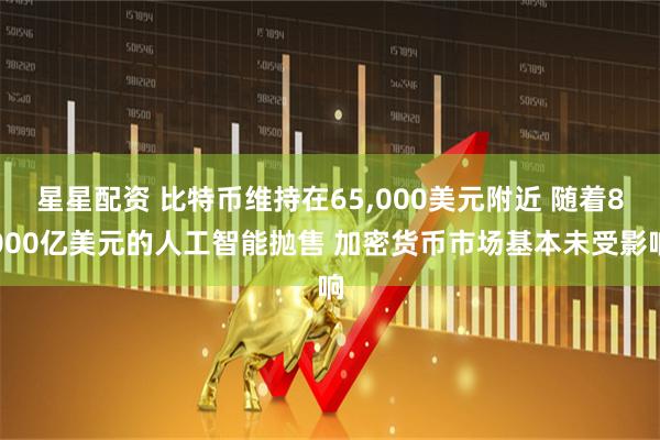 星星配资 比特币维持在65,000美元附近 随着8000亿美元的人工智能抛售 加密货币市场基本未受影响