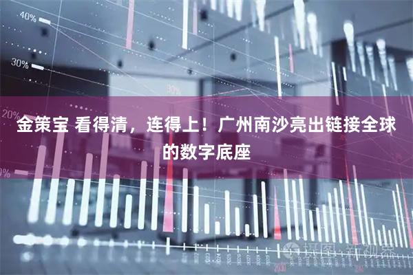 金策宝 看得清，连得上！广州南沙亮出链接全球的数字底座